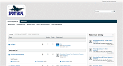 Desktop Screenshot of forum.spotter.pl